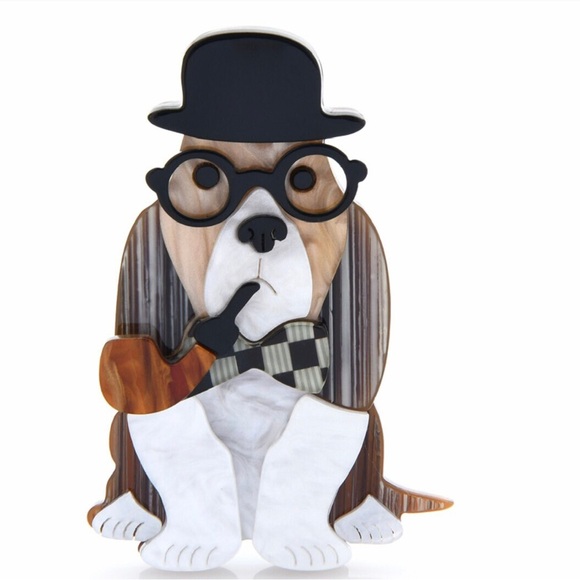Jewelry - Acrylic Cool Dog Brooches For Women